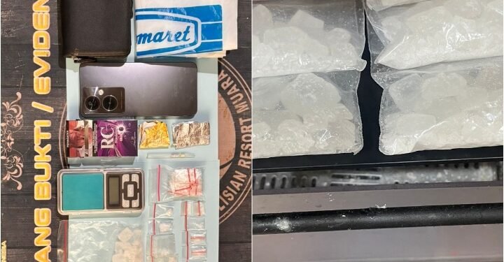 Satresnarkoba Polres Muara Enim Tangkap Pengedar Narkoba di Perlintasan Rel Kereta Api