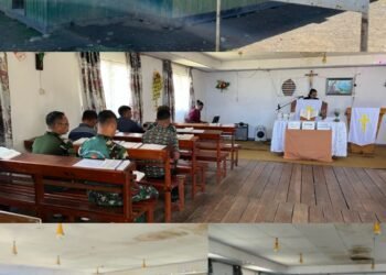 Gereja Bukit Sion Jadi Simbol Kebersamaan TNI dan Warga Papua
