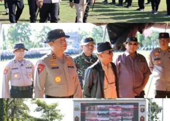 Siap Tanggulangi Karhutla, Polda Kalteng Gelar Apel Kesiapsiagaan Personel dan Sarpras Bersama TNI dan Stakeholder Terkait