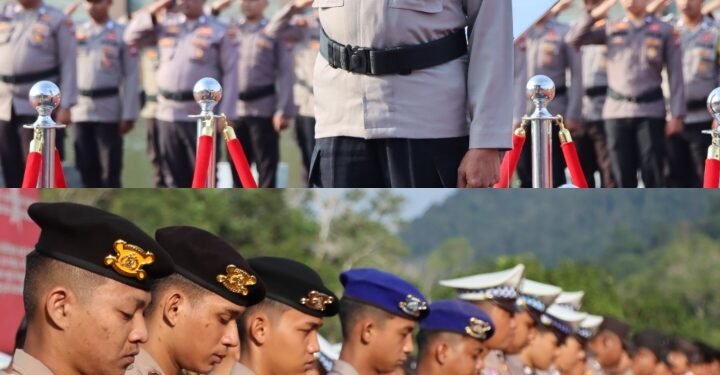 Polres Lingga Gelar Upacara Harkitnas ke-117 Bangkitkan Semangat 1908
