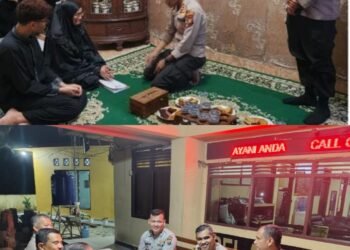 Kapolres Kampar Gelar Patroli, Kunjungi Duka, dan Jalin Silaturahmi dengan Personel dan Masyarakat