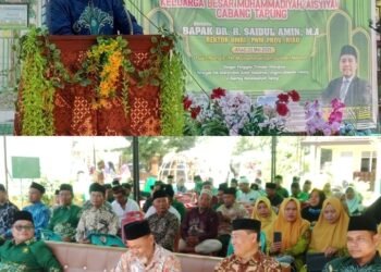 Rektor UMRI Mengisi Pengajian di Sumber Makmur, Jama’ah Terkesima 