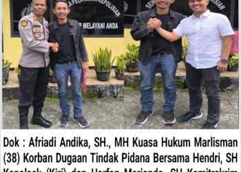 Diduga Tabrak Perkap dan KUHAP Serta Merusak Institusi Polri, Afriadi Andika,SH.,MH Minta Segera Copot Kapolsek Lembang Jaya dari Jabatan