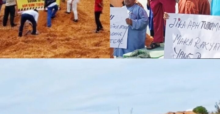 Tidak Mengantongi Izin, Masa Aksi Demo di Jety PT.TBJ di Bubarkan Kepolisian Polres Lingga.