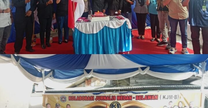 Acara HUT Kolaborasi Jurnalis Medan-Belawan (KJM-B) Ke-3 Tahun Berjalan Dengan Sukses, Ketua Ivan Hutabarat : “Terimakasih Kepada Para Pendukung”