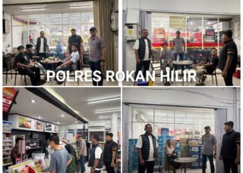 Tim RAGA Polres Rohil bersama Polsek Jajaran Gencarkan Patroli, Kapolres : Tak Ada Ruang Premanisme