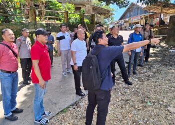 Kapolres Kampar Dampingi Wakapolda Riau Tinjau Lokasi Upacara Hari Lingkungan Hidup Sedunia