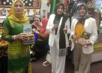 Tiga Srikandi DPRK Banda Aceh Dampingi Delegasi Ikaboga Aceh di Expo Brunei 2025.