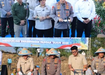 Kapolri Tegaskan Komitmen Polri Dukung Ketahanan Pangan Lewat Penanaman Jagung Serentak di Grobogan