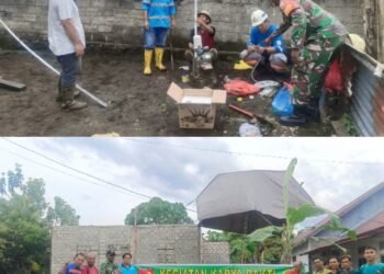 Atasi Kesulitan Air Diwilayah Maba Sangaji, Kodim 1505/Tidore Gelar Program TNI AD Manunggal Air Bersih