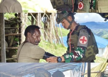 Satgas TNI Gelar Pelayanan Kesehatan, Bantu Warga Weni Yang Derita Sakit Gigi 3 Minggu