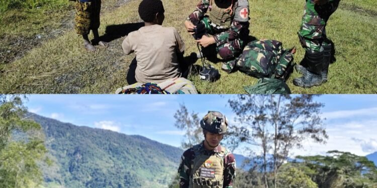 Langkah Kasih Menembus Sunyi: Satgas TNI Sentuh Hati Warga Kumo-Kumo