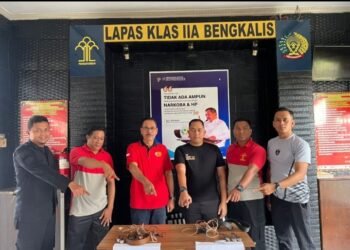 Razia Kamar, Lapas Bengkalis Tegaskan Komitmen Antinarkoba