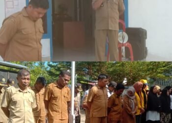 Tingkatkan kualitas Desa, Pemdes Pallakawe  Rutin Laksanakan Apel Pagi.