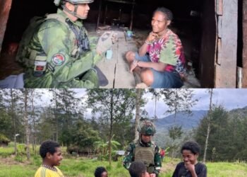 Safari Honai Satgas Yonif 700: Dari Sentuhan Kesehatan Hingga Senyum Anak Papua