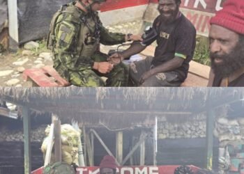Ketika Pos Gome Satgas Yonif 700/Wyc Jadi Rumah Sehat Rakyat Papua