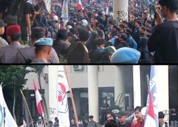 Demo Jilid III Mahasiswa Kalbar Ricuh, Diduga Disusupi Anak di Bawah Umur