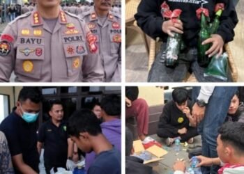 Polda Kalbar Amankan 87 Orang di Luar Kelompok Mahasiswa Saat Aksi Unjuk Rasa.