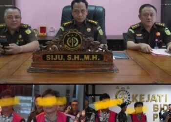Kejati Kalbar Tahan Dua Tersangka Korupsi Dana Hibah GKE Sintang Senilai Rp.3,7 Miliar.
