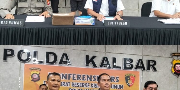 Polda Kalbar Tangkap 4 Penyusup Aksi Massa Bawa Molotov dan Sajam