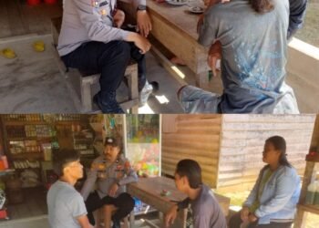 Polsek Air Besar Sambangi Warga Saat Patroli Siang, Jalin Silaturahmi dan Sampaikan Pesan Kamtibmas