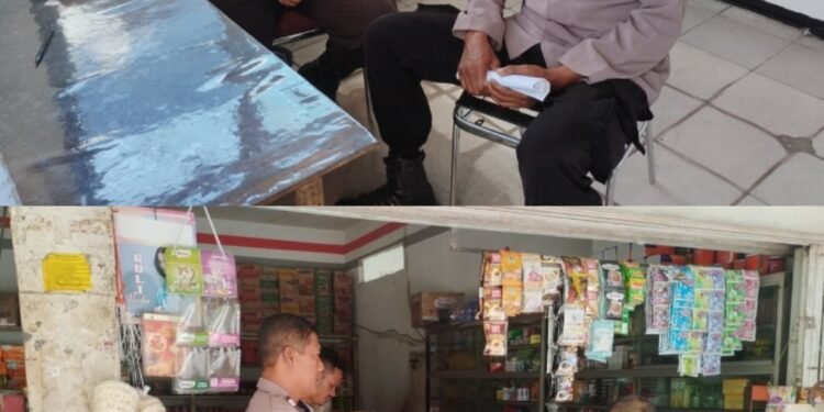Patroli Siang Polsek Mandor: Antisipasi Gangguan Kamtibmas dan Dengarkan Aspirasi Warga