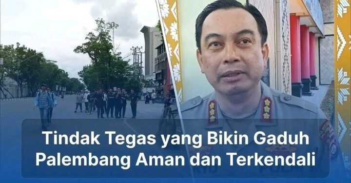 Palembang Kondusif Pasca Demo Mahasiswa, 4 Remaja Diduga Penyusup Diamankan