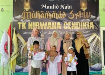 TK Nirwana Cendikia Raih Tiga Piala Di Ajang Festival Bermain Warna Anak Dan Orangtua