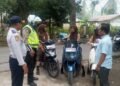 Satlantas Polres Langkat Dekat dengan Pelajar, Wujudkan Generasi Muda Tertib Berlalu Lintas