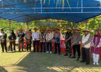 Lapas Bengkalis Dukung Ketahanan Pangan Nasional, Ikut Sukseskan Penanaman Jagung Serentak di Desa Senggoro