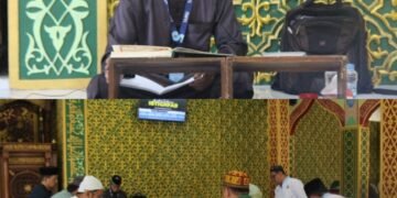 Pengajian Rutin Warga Binaan di Masjid At-Taubah Lapas Kelas IIA Pekanbaru Perkuat Pembinaan Mental dan Spiritual
