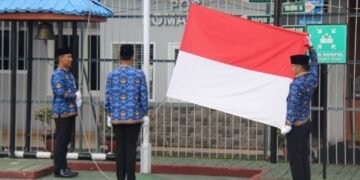 Kobarkan Semangat Perjuangan, Lapas Pekanbaru Gelar Upacara Hari Pahlawan