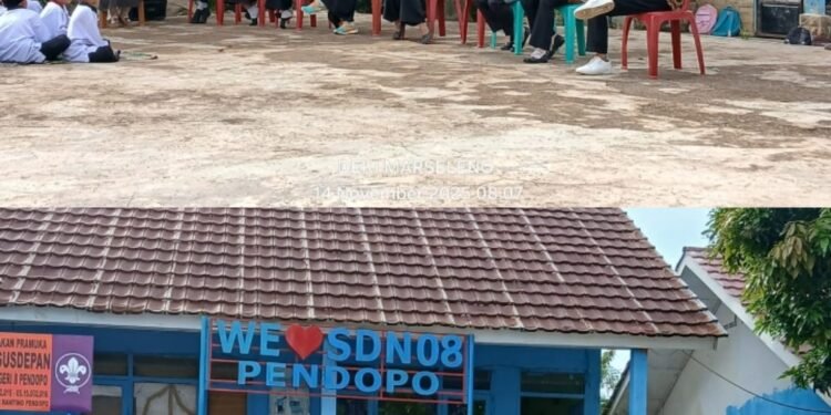 SD Negeri 08 Kecamatan Pendopo Laksanakan Rutinitas Setiap Minggu