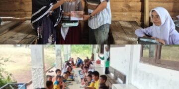 Jum’at Barokah: PT Satria Perkasa Agung Simpang Kanan Lakukan Bakti Sosial Makan Bergizi Gratis