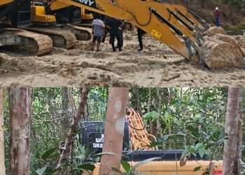 Terungkap Modus Baru Tambang Ilegal Lubuk Besar, TY Diduga Pemilik Excavator