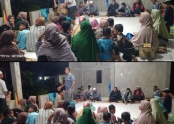 Hujan Deras, 120 KK Masyarakat Desa Ulee Ulee Rubek Timu, Kecamatan Seunuddon Mengungsi ke Meunasah, Geusyik dan Aparat Desa Menyiapkan Dapur Umum Bagi Warga Yang Terdampak