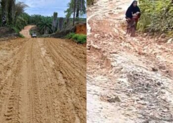 Warga Keluhkan Akses Jalan Mukti Lincir, Kota Baharu, Aceh Singkil. Sulit Di Lalui