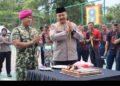 Polres Langkat Berikan Surprise Dalam Peringatan HUT Korps Marinir ke-80