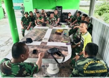 Percepatan Pembangunan KDMP, Koramil Balongpanggang Gelar Rapat Koordinasi