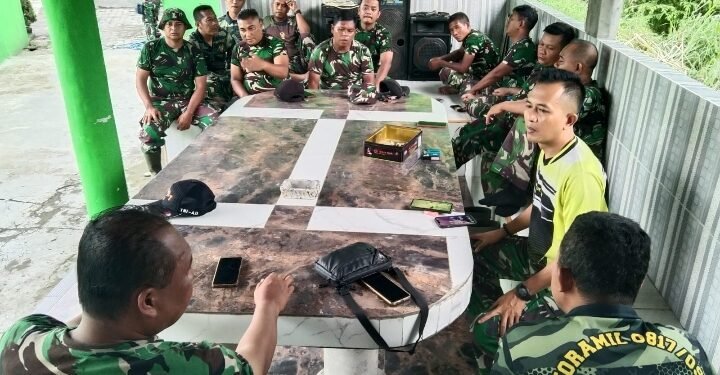 Percepatan Pembangunan KDMP, Koramil Balongpanggang Gelar Rapat Koordinasi