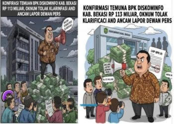 Realisasi Rp113 Miliar Disorot BPK, Oknum Diskominfo Bekasi Diduga Intimidasi Jurnalis