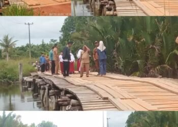 Selamatkan Dunia Pendidikan: “Masyarakat Berharap Pemerintah Pusat Bangun Jembatan Penghubung Dusun 2 Desa Marok Kecil”.