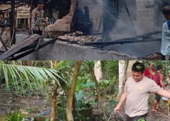 Aksi Heroik Kapolsek Simpang Teritip Padamkan Kebakaran Rumah, Tuai Ribuan Pujian Warga
