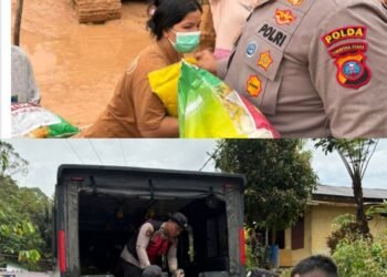 Bantu Pemulihan Pascabencana, KA SPN Polda Sumut Pimpin Distribusi Bansos di Desa Pagaran Lambung