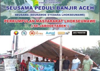 Seusama Se-Jabodetabek Bergerak : 3 Ton Beras & Bantuan Pangan Tahap Pertama Mendarat untuk Warga Kiban Banjir.