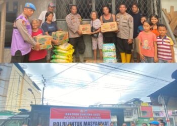 Polres Sibolga Salurkan Bantuan Sosial Kapolri untuk Korban Tanah Longsor di Kota Sibolga