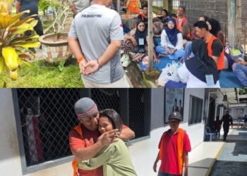 Kapolres Langkat dan Kapolres Jajaran Salurkan Bantuan Banjir untuk Warga Institut Jam’iyah Mahmudiyah Tanjung Pura