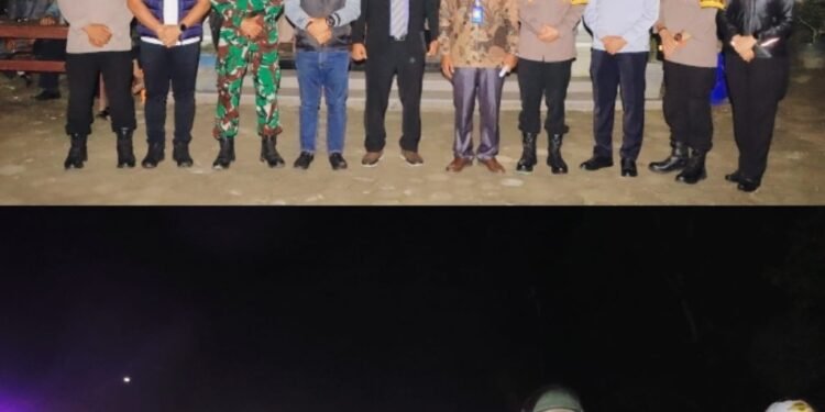 Wakapolres Kampar Pimpin Apel Patroli Skala Besar, Amankan Natal, Wujudkan Kamtibmas Kondusif, Wakapolres: Hadir Melayani