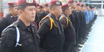 Bersatu dan Berdaulat Menuju Indonesia Maju, Lapas Pekanbaru Laksanakan Upacara Peringatan HUT Ke-54 KORPRI