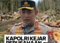 Dampak Bencana Aceh-Sumut: Kapolri Akan Melakukan Penegakan Hukum Terhadap Perusahaan/Individu Terbukti Melakukan Penebangan Liar